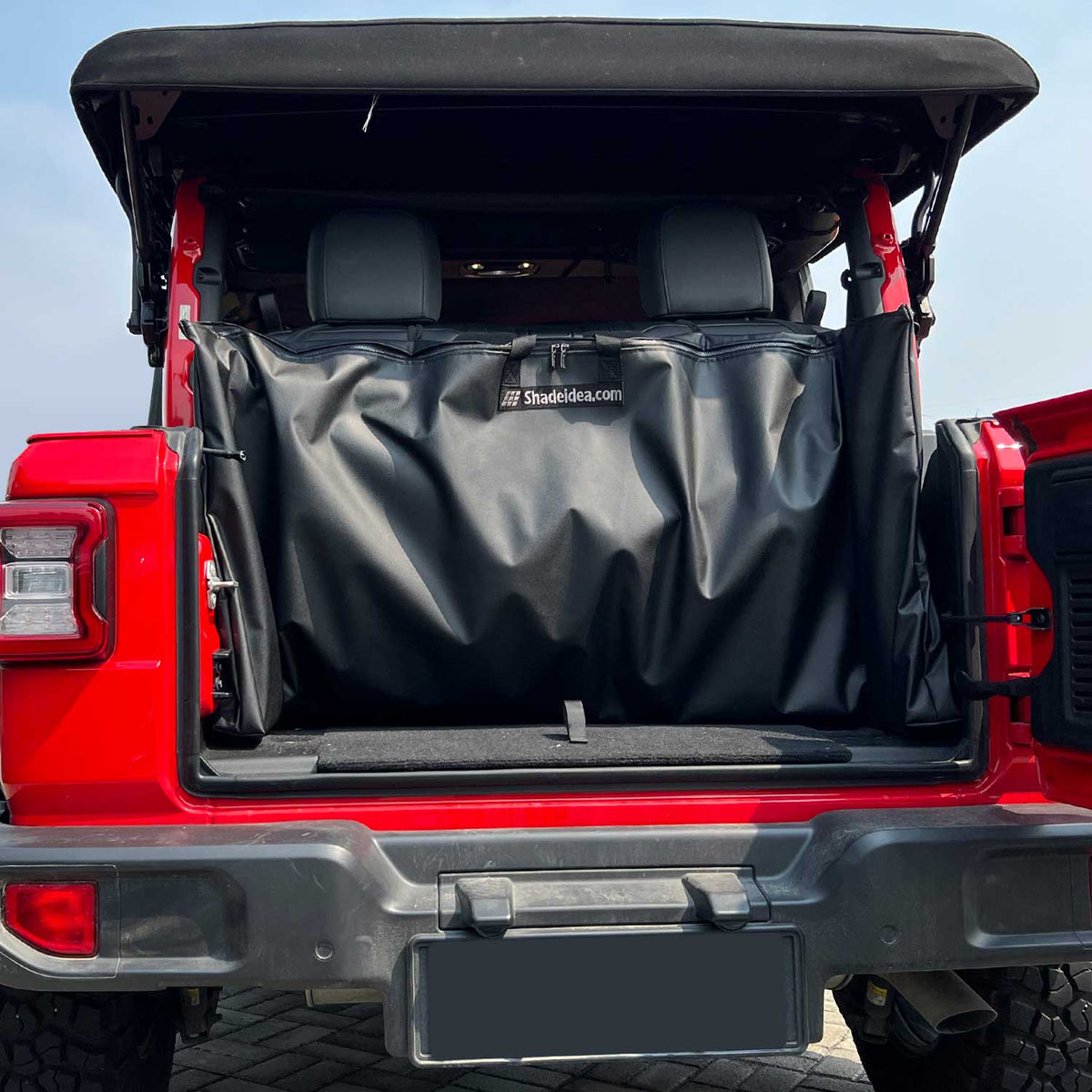 Shadeidea Jeep Gladiator Wrangler Soft Top Window Kit Storage Bag Bl