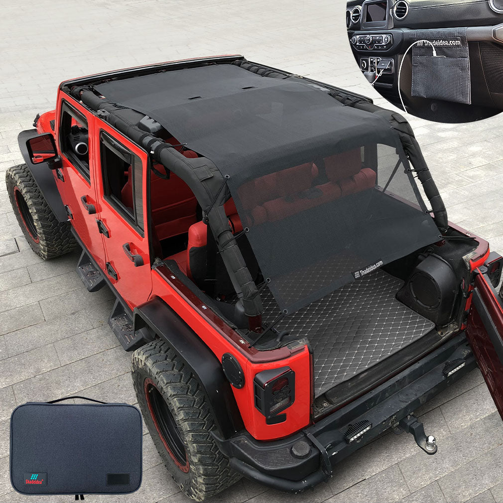 Aazon.co: for Jeep JK Sunshade esh Bikini Top for 2007-2018 Wrangler
