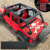 Jeep Wrangler Tonneau Cover JK Unlimited 4 Door Rear Trunk Cover Cargo Vinyl Cover for 2007-2018 JKU Tailgate Ton Cover-3 Year Warranty