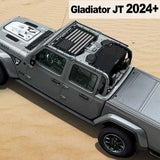 Shadeidea Jeep Gladiator Top Sun Shade JT Mesh Sunshade Soft Roof Top Fit for 2024+ New Model