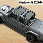 Shadeidea Jeep Gladiator Top Sun Shade JT Mesh Sunshade Soft Roof Top Fit for 2024+ New Model