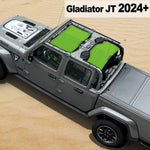 Shadeidea Jeep Gladiator Top Sun Shade JT Mesh Sunshade Soft Roof Top Fit for 2024+ New Model