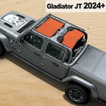 Shadeidea Jeep Gladiator Top Sun Shade JT Mesh Sunshade Soft Roof Top Fit for 2024+ New Model