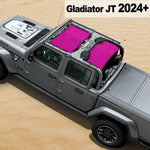 Shadeidea Jeep Gladiator Top Sun Shade JT Mesh Sunshade Soft Roof Top Fit for 2024+ New Model