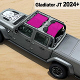 Shadeidea Jeep Gladiator Top Sun Shade JT Mesh Sunshade Soft Roof Top Fit for 2024+ New Model