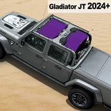 Shadeidea Jeep Gladiator Top Sun Shade JT Mesh Sunshade Soft Roof Top Fit for 2024+ New Model