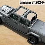 Shadeidea Jeep Gladiator Top Sun Shade JT Mesh Sunshade Soft Roof Top Fit for 2024+ New Model