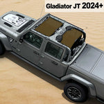 Shadeidea Jeep Gladiator Top Sun Shade JT Mesh Sunshade Soft Roof Top Fit for 2024+ New Model