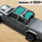 Shadeidea Jeep Gladiator Top Sun Shade JT Mesh Sunshade Soft Roof Top Fit for 2024+ New Model