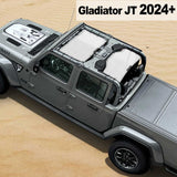 Shadeidea Jeep Gladiator Top Sun Shade JT Mesh Sunshade Soft Roof Top Fit for 2024+ New Model