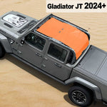 Shadeidea Jeep Gladiator Top Sun Shade JT Mesh Sunshade Soft Roof Top Fit for 2024+ New Model Front-Rear-Back Full Length One-piece