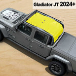 Shadeidea Jeep Gladiator Top Sun Shade JT Mesh Sunshade Soft Roof Top Fit for 2024+ New Model Front-Rear-Back Full Length One-piece
