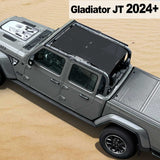 Shadeidea Jeep Gladiator Top Sun Shade JT Mesh Sunshade Soft Roof Top Fit for 2024+ New Model Front-Rear One-piece