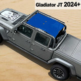 Shadeidea Jeep Gladiator Top Sun Shade JT Mesh Sunshade Soft Roof Top Fit for 2024+ New Model Front-Rear One-piece