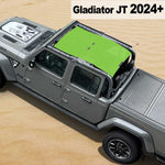 Shadeidea Jeep Gladiator Top Sun Shade JT Mesh Sunshade Soft Roof Top Fit for 2024+ New Model Front-Rear One-piece