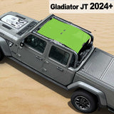 Shadeidea Jeep Gladiator Top Sun Shade JT Mesh Sunshade Soft Roof Top Fit for 2024+ New Model Front-Rear One-piece