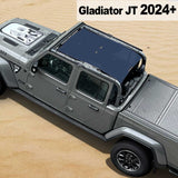 Shadeidea Jeep Gladiator Top Sun Shade JT Mesh Sunshade Soft Roof Top Fit for 2024+ New Model Front-Rear One-piece