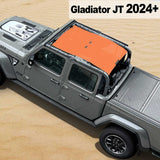 Shadeidea Jeep Gladiator Top Sun Shade JT Mesh Sunshade Soft Roof Top Fit for 2024+ New Model Front-Rear One-piece