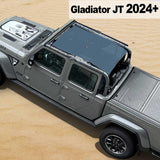 Shadeidea Jeep Gladiator Top Sun Shade JT Mesh Sunshade Soft Roof Top Fit for 2024+ New Model Front-Rear One-piece