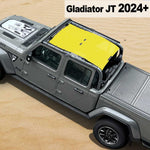 Shadeidea Jeep Gladiator Top Sun Shade JT Mesh Sunshade Soft Roof Top Fit for 2024+ New Model Front-Rear One-piece