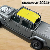 Shadeidea Jeep Gladiator Top Sun Shade JT Mesh Sunshade Soft Roof Top Fit for 2024+ New Model Front-Rear One-piece