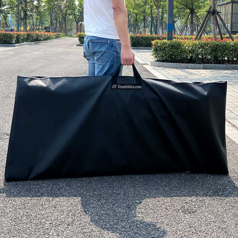 Shadeidea Jeep Gladiator Wrangler Soft Top Window Kit Storage Bag - Black -Customized for Mopar