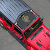 Jeep Wrangler Sun Shade JL Unlimited 2 Door and 4 Door Front Mesh Screen Sunshade JLU SAHARA RUBICON SPORT S Top Cover UV Blocker 10 year Warranty