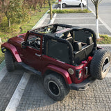 Shadeidea Jeep Wrangler Rear Side Shades JK 2 Door (2007-2018) 2pcs(1 pair) - Customized