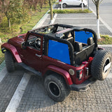 Shadeidea Jeep Wrangler Rear Side Shades JK 2 Door (2007-2018) 2pcs(1 pair) - Customized