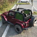 Shadeidea Jeep Wrangler Rear Side Shades JK 2 Door (2007-2018) 2pcs(1 pair) - Customized