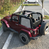 Shadeidea Jeep Wrangler Rear Side Shades JK 2 Door (2007-2018) 2pcs(1 pair) - Customized