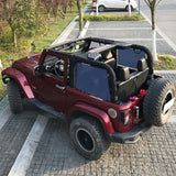 Shadeidea Jeep Wrangler Rear Side Shades JK 2 Door (2007-2018) 2pcs(1 pair) - Customized