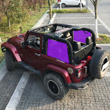 Shadeidea Jeep Wrangler Rear Side Shades JK 2 Door (2007-2018) 2pcs(1 pair) - Customized