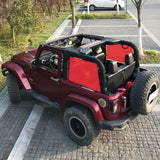 Shadeidea Jeep Wrangler Rear Side Shades JK 2 Door (2007-2018) 2pcs(1 pair) - Customized