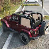 Shadeidea Jeep Wrangler Rear Side Shades JK 2 Door (2007-2018) 2pcs(1 pair) - Customized