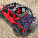 Jeep Wrangler Tonneau Cover JK Unlimited 4 Door Rear Trunk Cover Cargo Vinyl Cover for 2007-2018 JKU Tailgate Ton Cover-3 Year Warranty