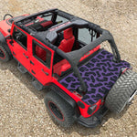 Jeep Wrangler Tonneau Cover JK Unlimited 4 Door Rear Trunk Cover Cargo Vinyl Cover for 2007-2018 JKU Tailgate Ton Cover-3 Year Warranty