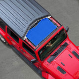 Jeep Wrangler Sun Shade JL Unlimited 2 Door and 4 Door 2018-2023 Front Mesh Screen Sunshade JLU SAHARA RUBICON SPORT S Top Cover UV Blocker