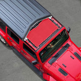 Jeep Wrangler Sun Shade JL Unlimited 2 Door and 4 Door 2018-2023 Front Mesh Screen Sunshade JLU SAHARA RUBICON SPORT S Top Cover UV Blocker