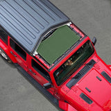 Jeep Wrangler Sun Shade JL Unlimited 2 Door and 4 Door 2018-2023 Front Mesh Screen Sunshade JLU SAHARA RUBICON SPORT S Top Cover UV Blocker