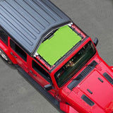 Jeep Wrangler Sun Shade JL Unlimited 2 Door and 4 Door 2018-2023 Front Mesh Screen Sunshade JLU SAHARA RUBICON SPORT S Top Cover UV Blocker