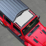 Jeep Wrangler Sun Shade JL Unlimited 2 Door and 4 Door 2018-2023 Front Mesh Screen Sunshade JLU SAHARA RUBICON SPORT S Top Cover UV Blocker