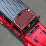 Jeep Wrangler Sun Shade JL Unlimited 2 Door and 4 Door 2018-2023 Front Mesh Screen Sunshade JLU SAHARA RUBICON SPORT S Top Cover UV Blocker
