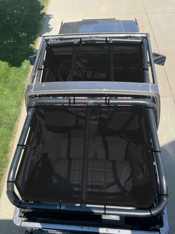 Shadeidea 1987 Suzuki Samurai Top Sun Shade Sunshade Front & Rear Sunroof - Customized