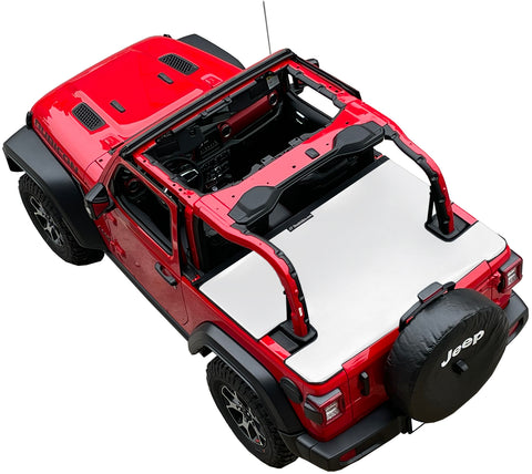 Shadeidea Jeep Wrangler Tonneau Cover JL 2 Door Rear Trunk Ton Cargo V