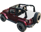 Jeep Wrangler Tonneau Cover JK 2007-2018 2 Door Truck Cover