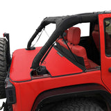 Jeep Wrangler Tonneau Cover JK Unlimited 4 Door Rear Trunk Cover Cargo Vinyl Cover for 2007-2018 JKU Tailgate Ton Cover-3 Year Warranty