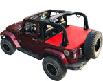 Jeep Wrangler Tonneau Cover JK 2007-2018 2 Door Truck Cover
