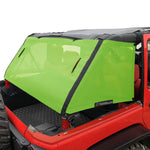 Jeep Wrangler Sun Shade JKU 2007-2018 JK Unlimited 4 Door Cage Mesh Screen Sunshade -One time Install 10 years Warranty