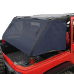 Jeep Wrangler Sun Shade JKU 2007-2018 JK Unlimited 4 Door Cage Mesh Screen Sunshade -One time Install 10 years Warranty